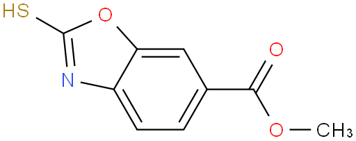 2-巯基苯并恶唑-6-甲酸甲酯
